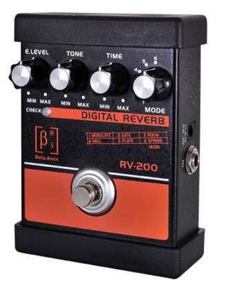 BETA AIVIN RV-200 DIGITAL REVERB GUITAR EFFECTS PEDAL