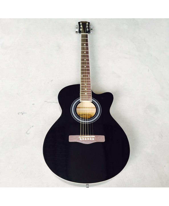 REDDING 39 ACOUSTIC W/CUTAWAY BLACK