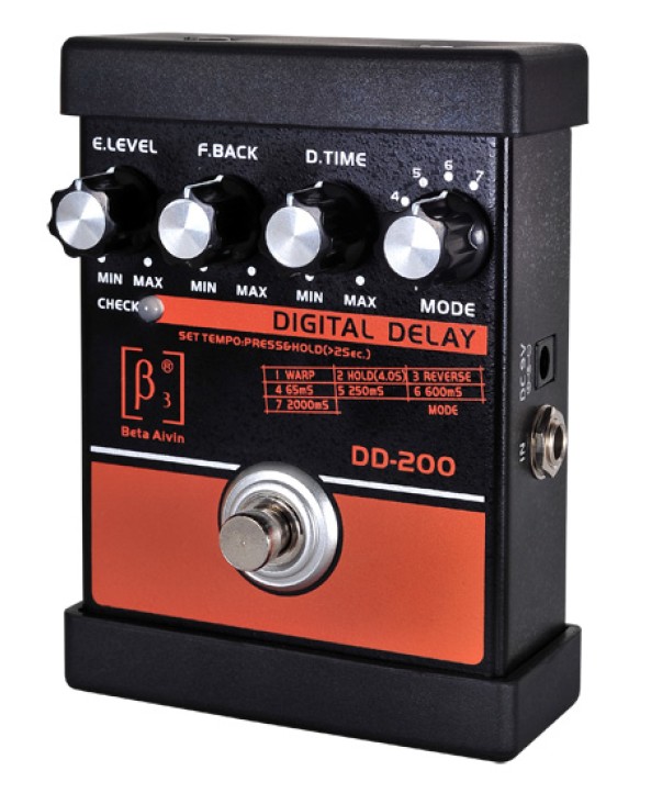 BETA AIVIN DD-200 DIGITAL DELAY GUITAR EFFECTS PEDAL
